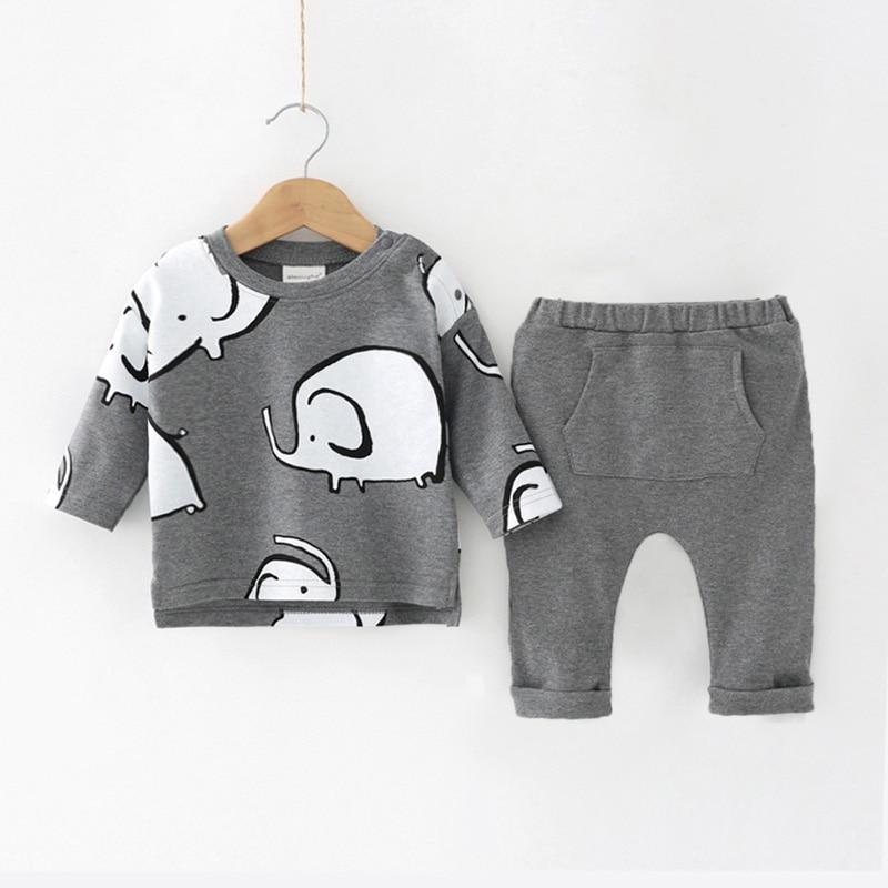 Romper Set Fashion Cartoon Bodysuit Hat and Pant  Clothing Set Cute Animal Newborn Baby Clothes Pajamas - Fabs things