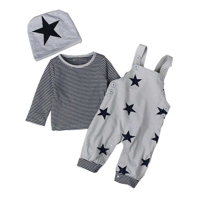 Romper Set Fashion Cartoon Bodysuit Hat and Pant  Clothing Set Cute Animal Newborn Baby Clothes Pajamas - Fabs things