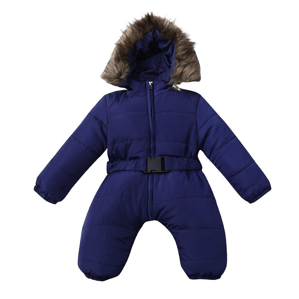 Winter Clothes For Infant Baby Hooded Warm Thick Snowsuit Jumpsuit Romper for Boys and Girls  Style - Fabs things