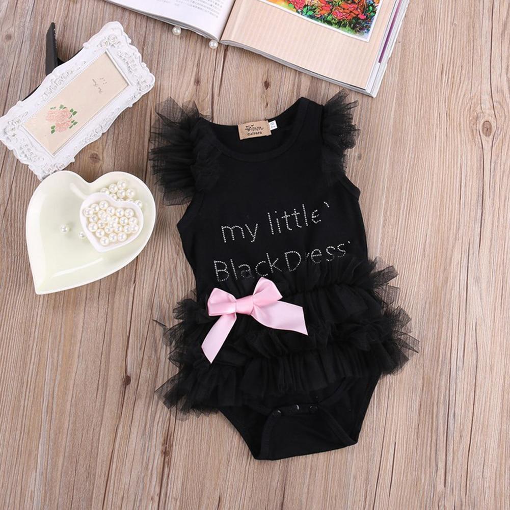 Infant Girls Bodysuits No Sleeve Baby Clothes Summer Newborn Baby Clothes Outfit Infant Romper Jumpsuit for Girls - Fabs things