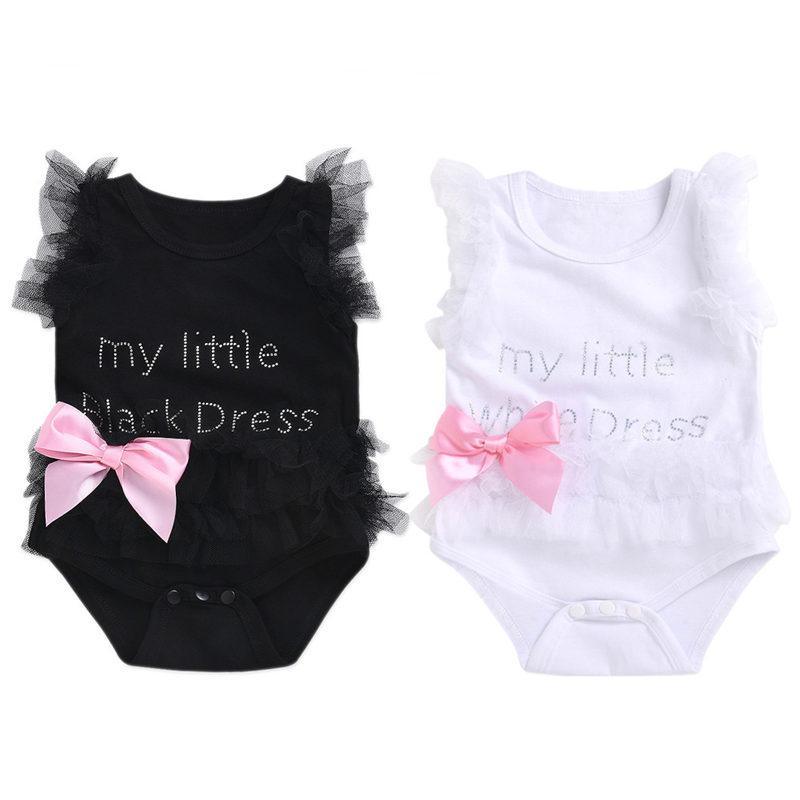 Infant Girls Bodysuits No Sleeve Baby Clothes Summer Newborn Baby Clothes Outfit Infant Romper Jumpsuit for Girls - Fabs things