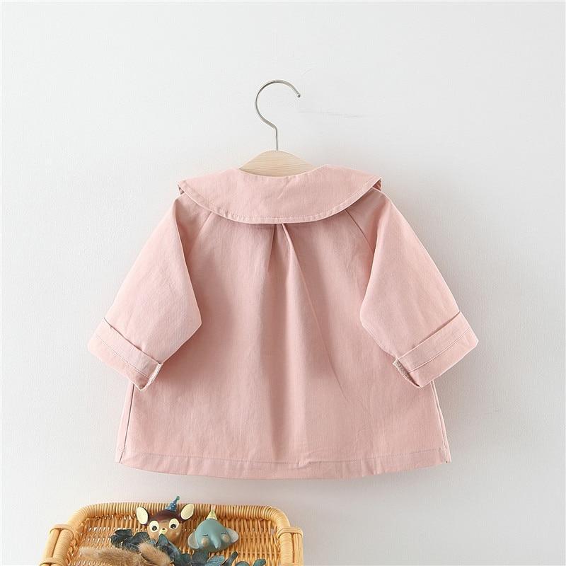 Baby Girl Coats Newborn Baby Clothes Autumn Winter Plaid Bow Coat Infant With Bow In elegant Modern Design - Fabs things