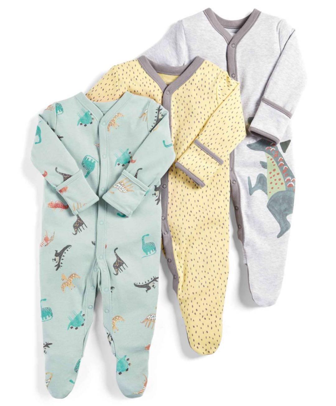 3pcs Set Baby Romper Newborn Sleep suit Flower Baby Rompers Infant Baby Clothes Long Sleeve Newborn Jumpsuits Pajamas for Kids - Fabs things