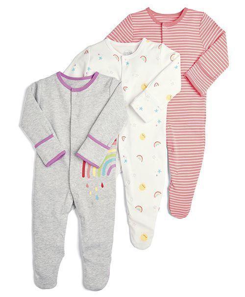 3pcs Set Baby Romper Newborn Sleep suit Flower Baby Rompers Infant Baby Clothes Long Sleeve Newborn Jumpsuits Pajamas for Kids - Fabs things