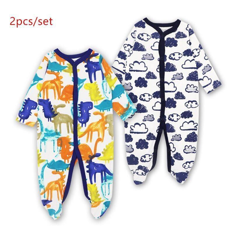3pcs Set Baby Romper Newborn Sleep suit Flower Baby Rompers Infant Baby Clothes Long Sleeve Newborn Jumpsuits Pajamas for Kids - Fabs things