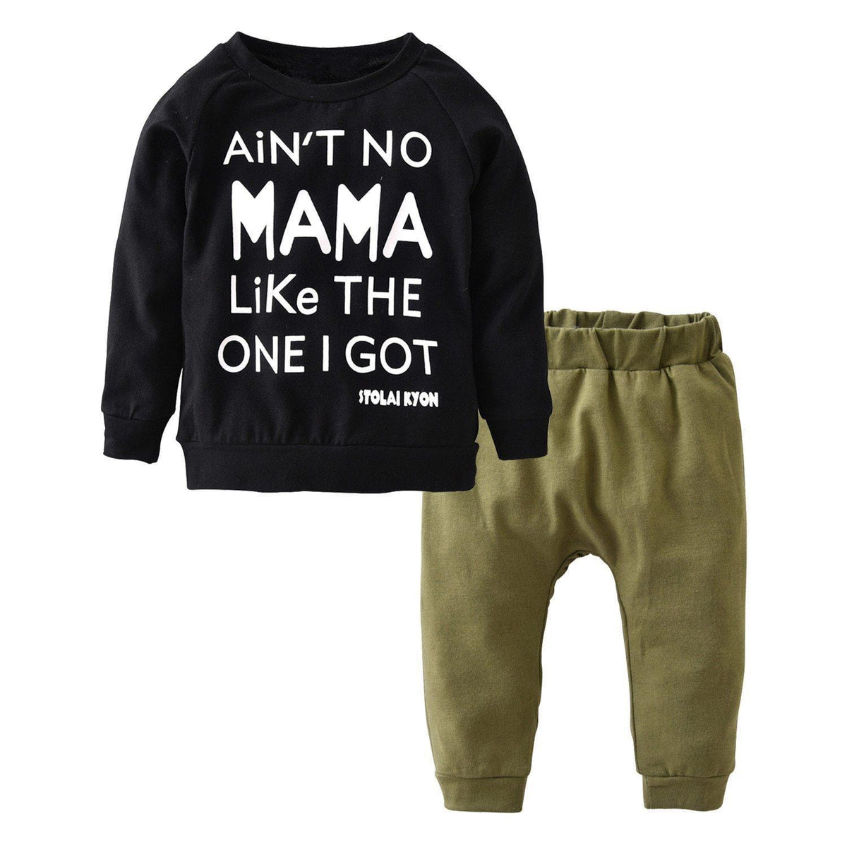 Newborn Baby Boy Clothes Set Long Sleeve Letter Like A Boss T-shirt , Pants Infant Clothing Set For Baby - Fabs things