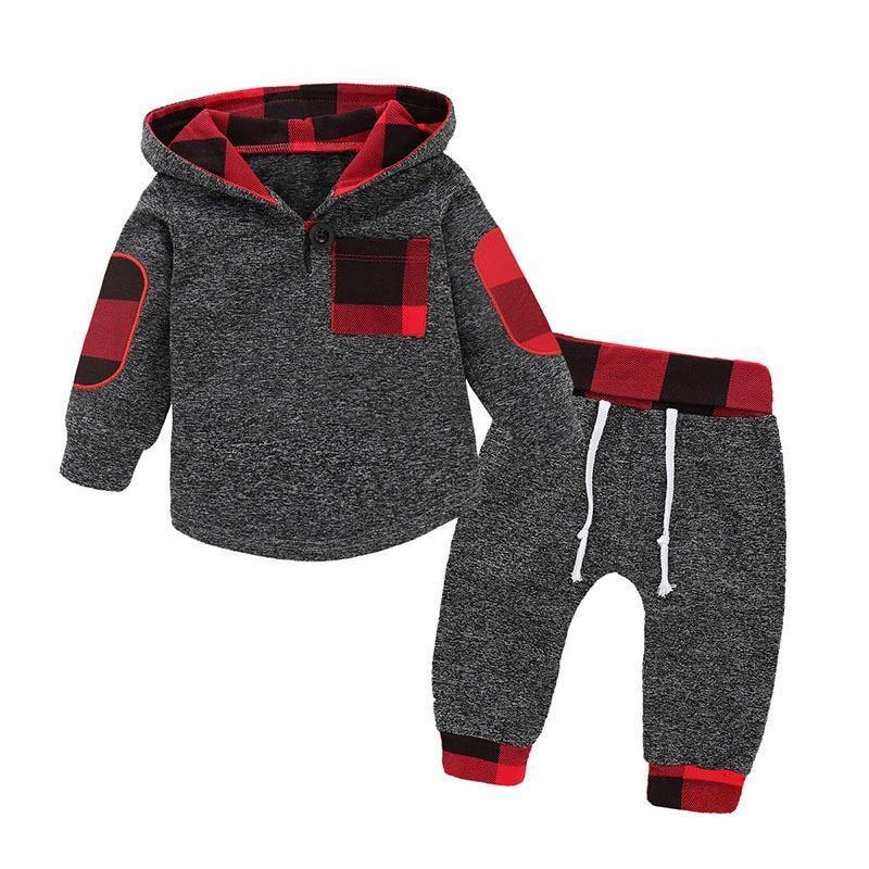Newborn Baby Clothes  Hoodies+Pant 2pcs Outfit Suit Costume Infant Clothing For Baby boys Set - Fabs things