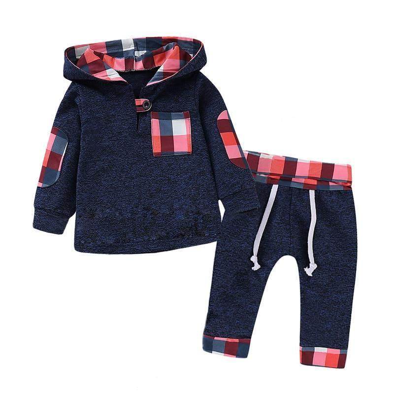 Newborn Baby Clothes  Hoodies+Pant 2pcs Outfit Suit Costume Infant Clothing For Baby boys Set - Fabs things
