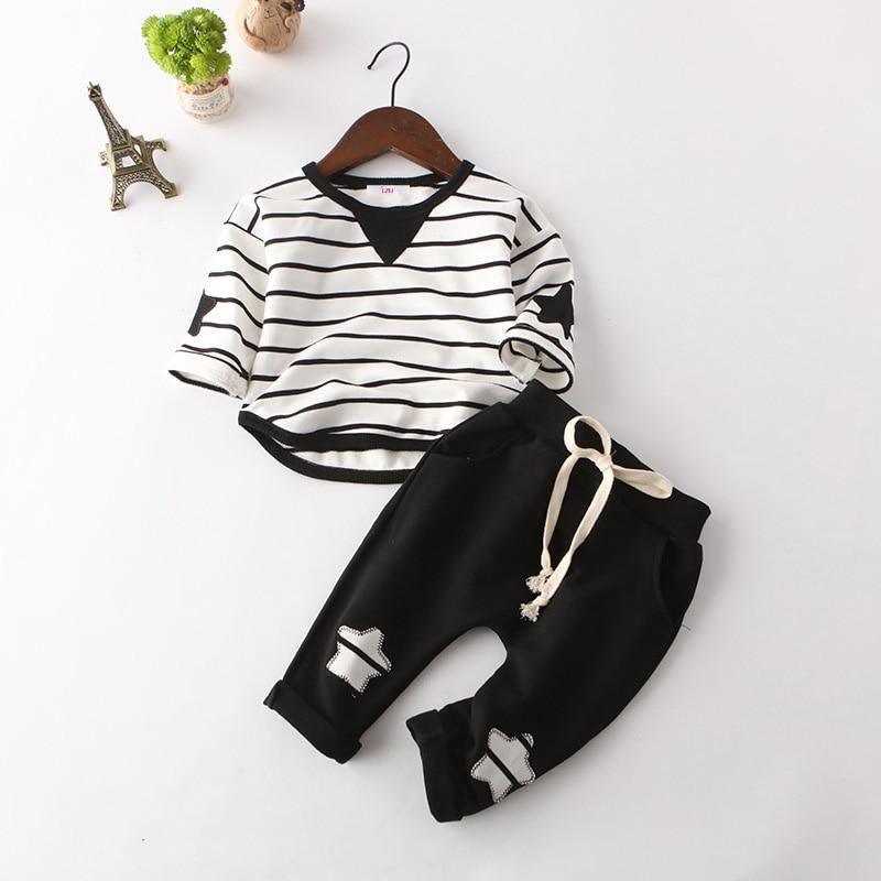 Newborn Baby Clothes  Hoodies+Pant 2pcs Outfit Suit Costume Infant Clothing For Baby boys Set - Fabs things
