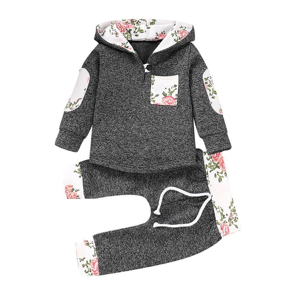 Newborn Baby Clothes  Hoodies+Pant 2pcs Outfit Suit Costume Infant Clothing For Baby boys Set - Fabs things