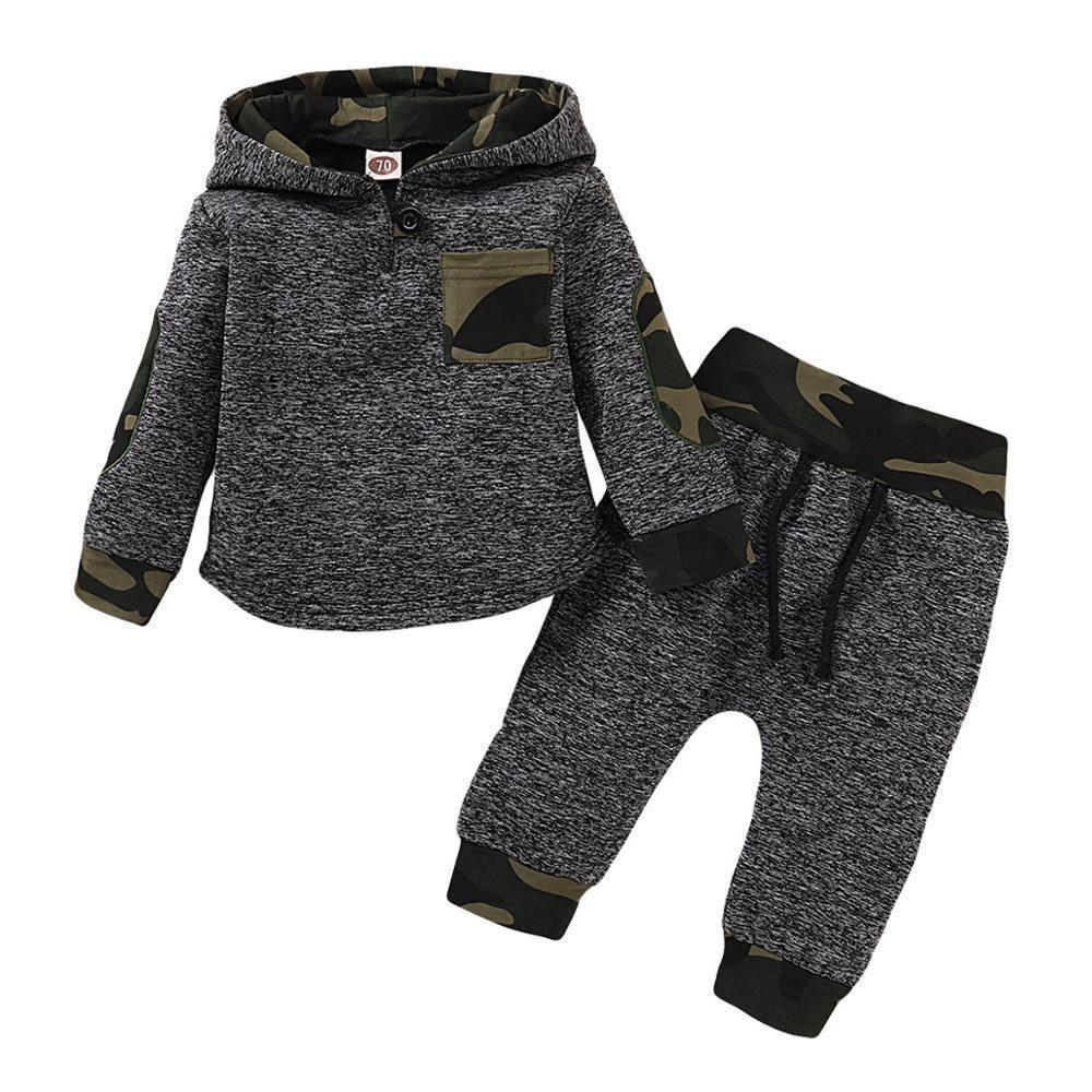 Newborn Baby Clothes  Hoodies+Pant 2pcs Outfit Suit Costume Infant Clothing For Baby boys Set - Fabs things