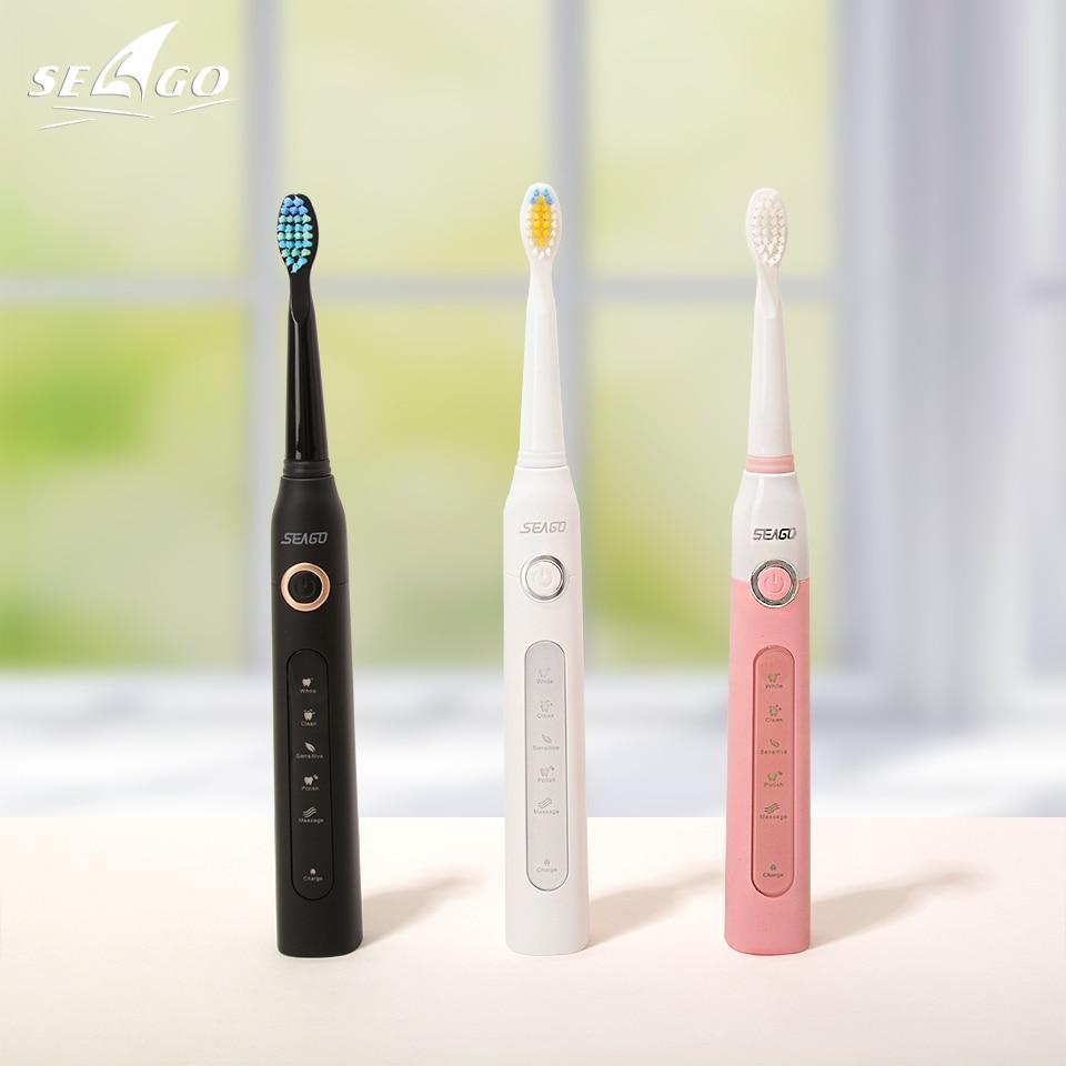 Electric Vibration Toothbrush Sonic Rechargeable Smart Chip Teethbrush Head Replaceable Whitening Healthy Best Gift For Adults And Kids - Fabs things