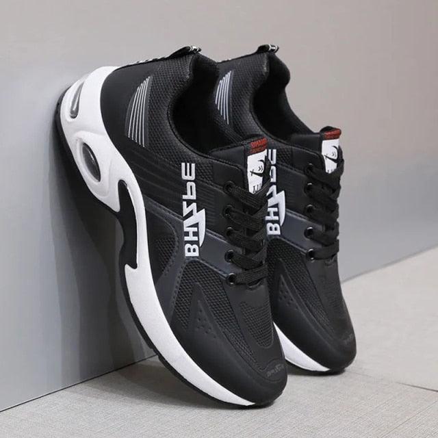 Men's  Leather Autumn Shoes Casual Sneakers Tennis Fashion White Trainers Sneakers Casual Leather Fashion Sneakers Breathable Sports Running Sneakers - Fabs things