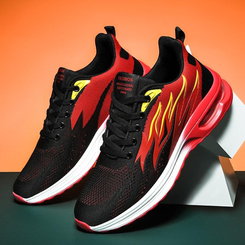 Mens Fashion Sneakers Air Cushion Mesh Running Shoes Women Footwear Mens Casual Sport Shoes Casual Sports Tennis Road Sneakers For Walking Gym Jogging Training Fitness - Fabs things