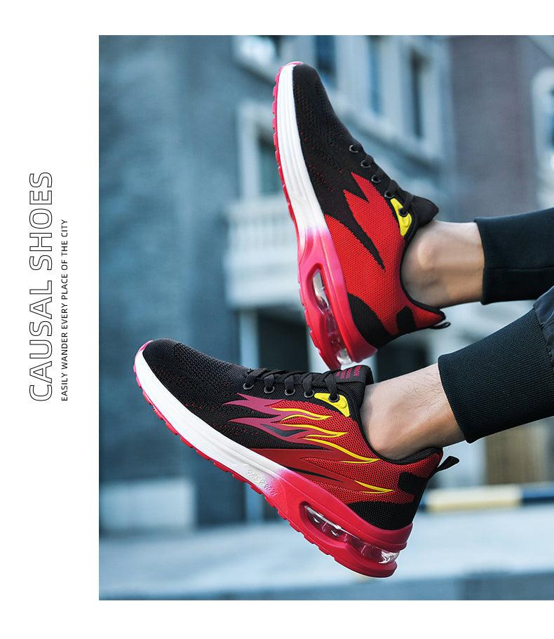 Mens Fashion Sneakers Air Cushion Mesh Running Shoes Women Footwear Mens Casual Sport Shoes Casual Sports Tennis Road Sneakers For Walking Gym Jogging Training Fitness - Fabs things