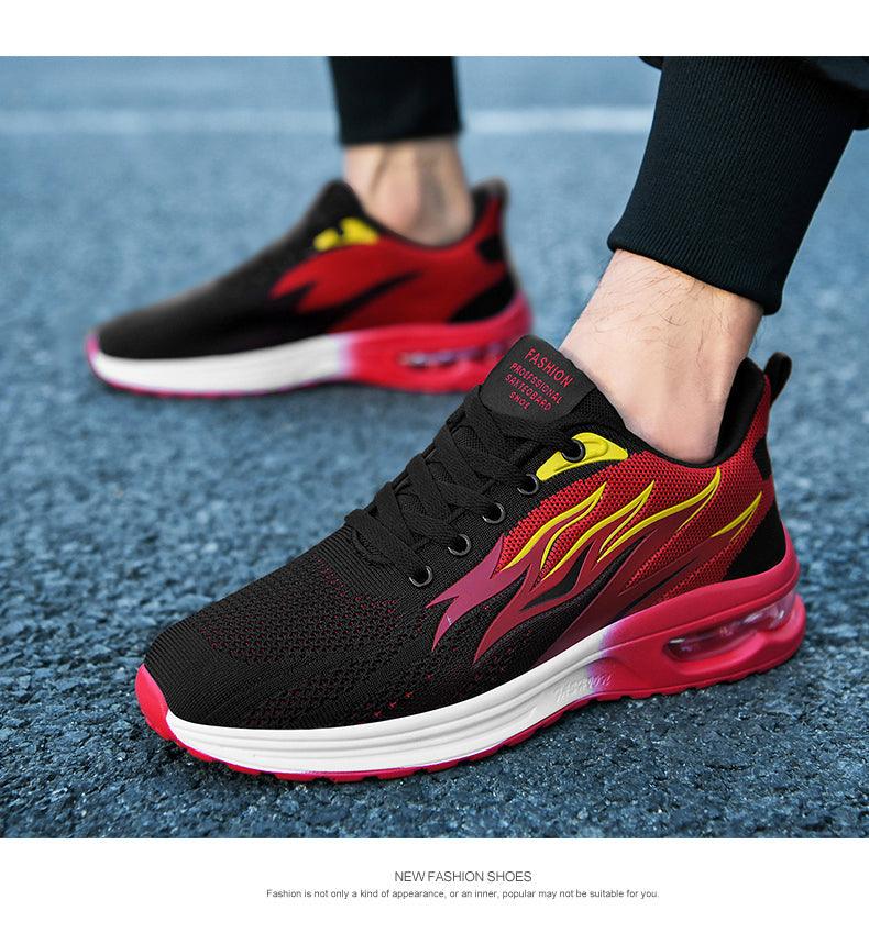 Mens Fashion Sneakers Air Cushion Mesh Running Shoes Women Footwear Mens Casual Sport Shoes Casual Sports Tennis Road Sneakers For Walking Gym Jogging Training Fitness - Fabs things