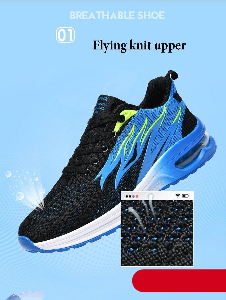Mens Fashion Sneakers Air Cushion Mesh Running Shoes Women Footwear Mens Casual Sport Shoes Casual Sports Tennis Road Sneakers For Walking Gym Jogging Training Fitness - Fabs things