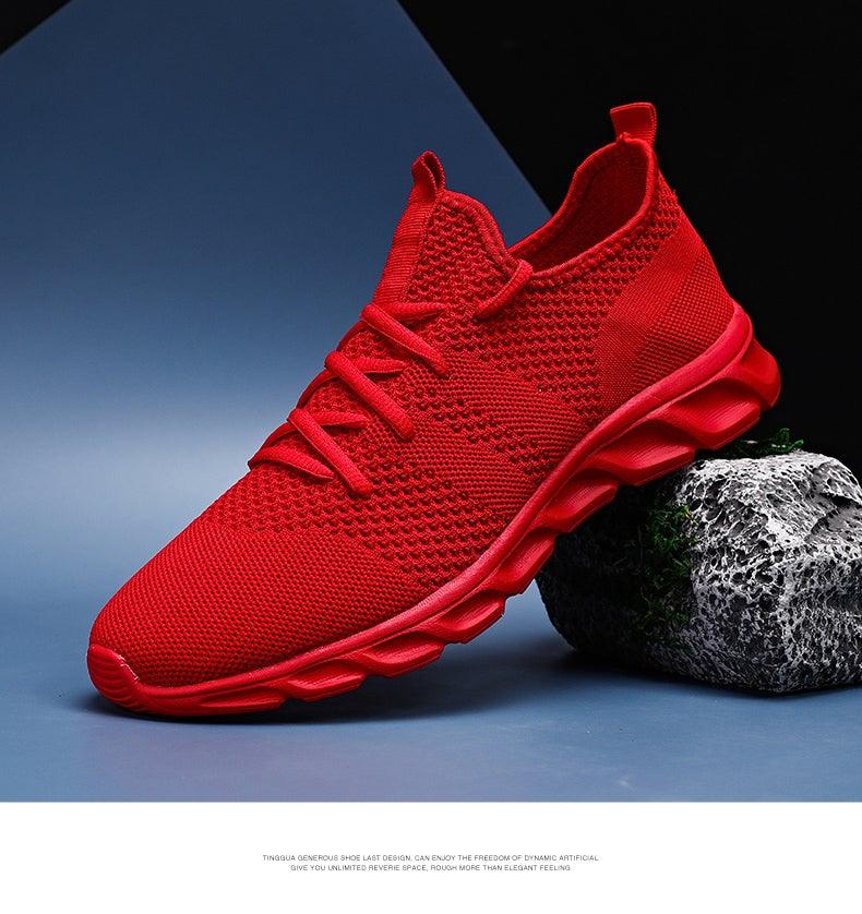 Light Mans Running Shoes Comfortable Breathable Men's Sneaker Casual Antiskid And Wear-Resistant Jogging Mens Sport Lace Up Low Top Jogging Man Athletic Sneakers - Fabs things