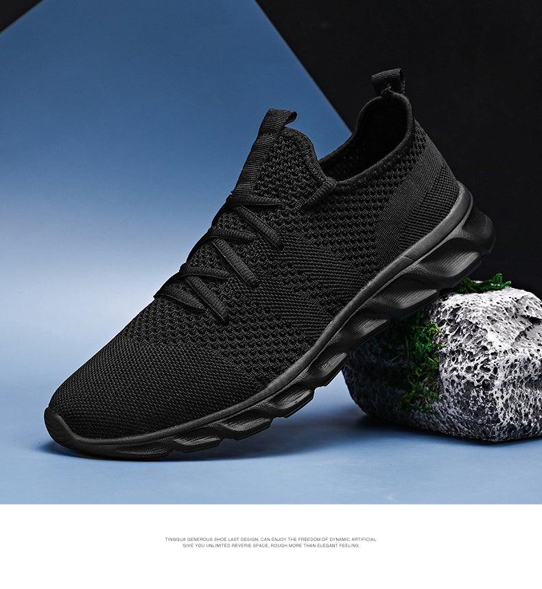 Light Mans Running Shoes Comfortable Breathable Men's Sneaker Casual Antiskid And Wear-Resistant Jogging Mens Sport Lace Up Low Top Jogging Man Athletic Sneakers - Fabs things