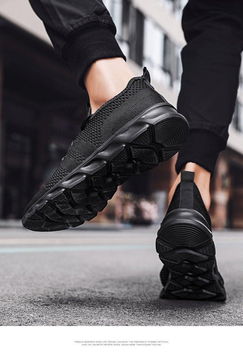 Light Mans Running Shoes Comfortable Breathable Men's Sneaker Casual Antiskid And Wear-Resistant Jogging Mens Sport Lace Up Low Top Jogging Man Athletic Sneakers - Fabs things
