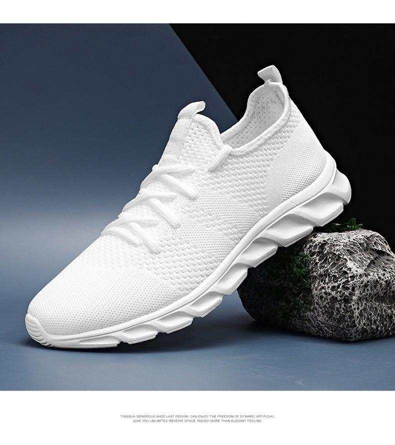 Light Mans Running Shoes Comfortable Breathable Men's Sneaker Casual Antiskid And Wear-Resistant Jogging Mens Sport Lace Up Low Top Jogging Man Athletic Sneakers - Fabs things