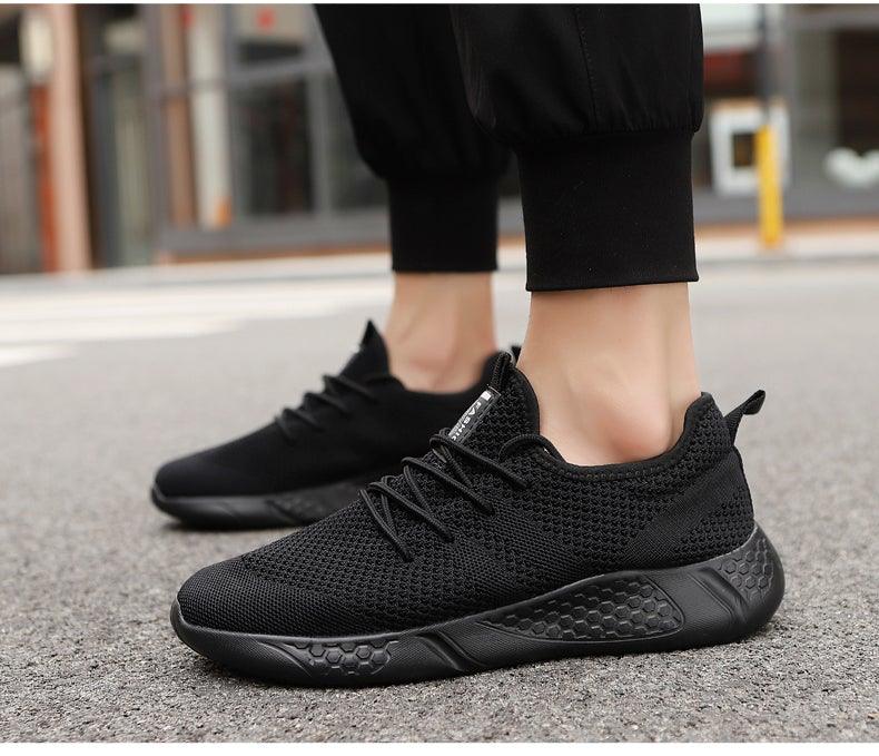 Light Mans Running Shoes Comfortable Breathable Men's Sneaker Casual Antiskid And Wear-Resistant Jogging Mens Sport Lace Up Low Top Jogging Man Athletic Sneakers - Fabs things