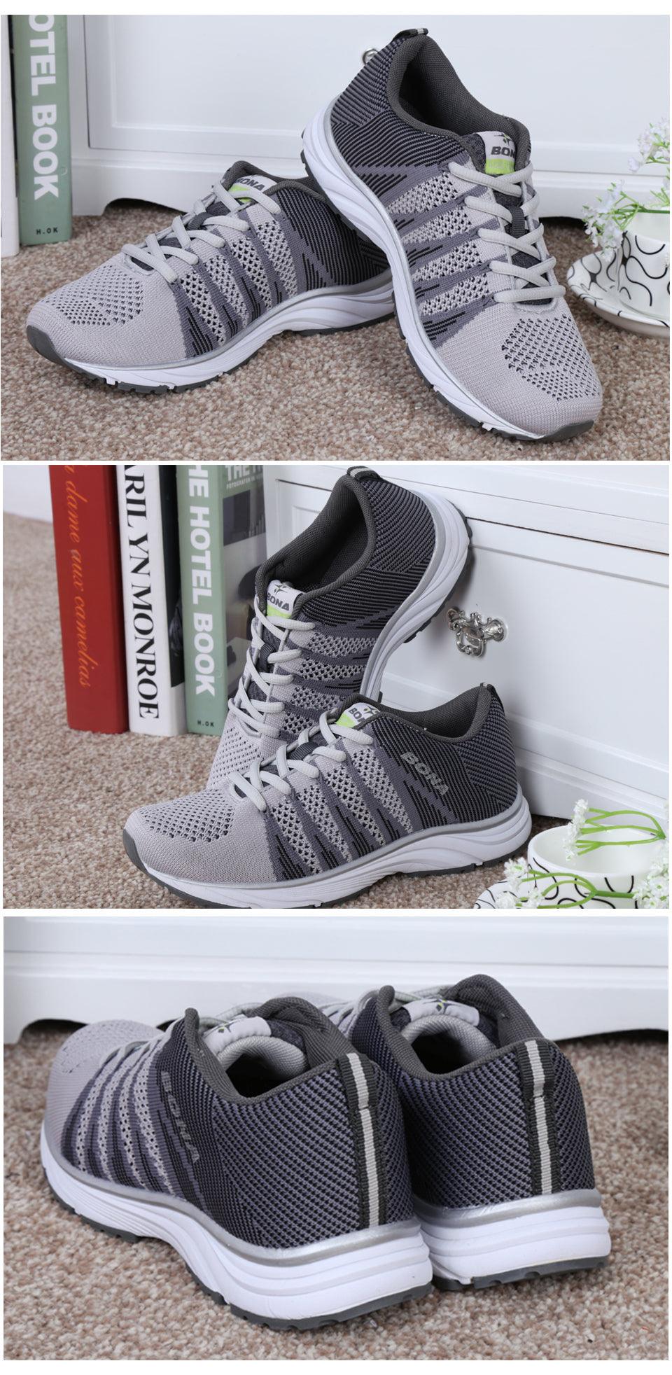 New Stylish Women Running Shoes Outdoor Walking Jogging Sneakers Lace Up Mesh Athletic Shoes Non Slip Lightweight Breathable Mesh Running Sneakers - Fabs things