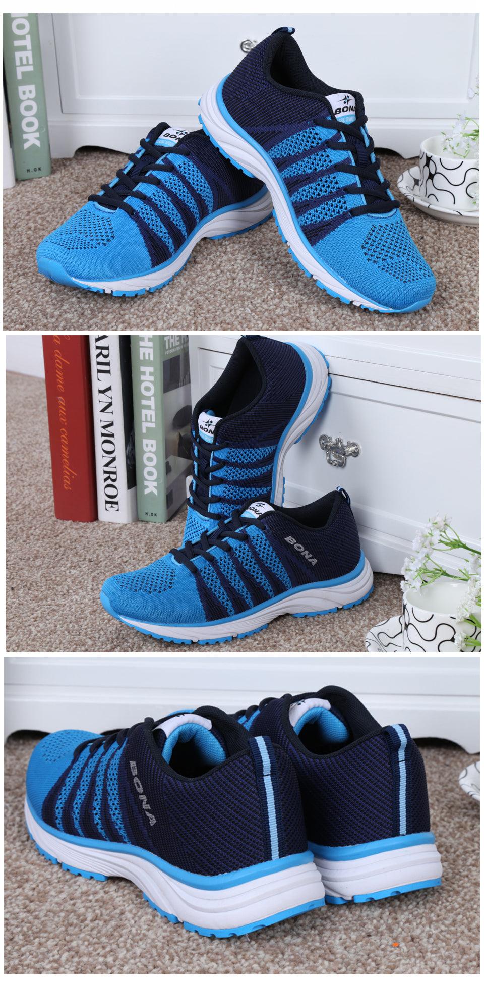 New Stylish Women Running Shoes Outdoor Walking Jogging Sneakers Lace Up Mesh Athletic Shoes Non Slip Lightweight Breathable Mesh Running Sneakers - Fabs things