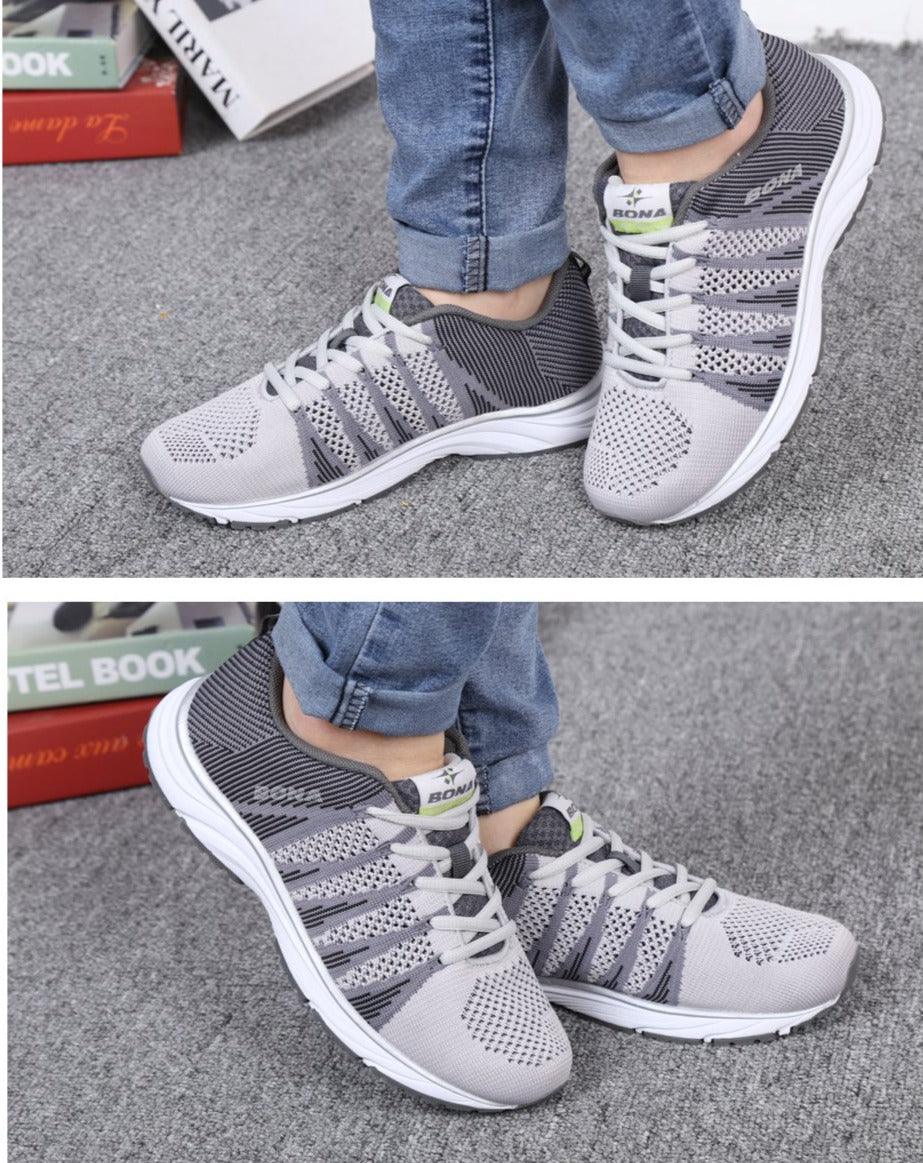 New Stylish Women Running Shoes Outdoor Walking Jogging Sneakers Lace Up Mesh Athletic Shoes Non Slip Lightweight Breathable Mesh Running Sneakers - Fabs things