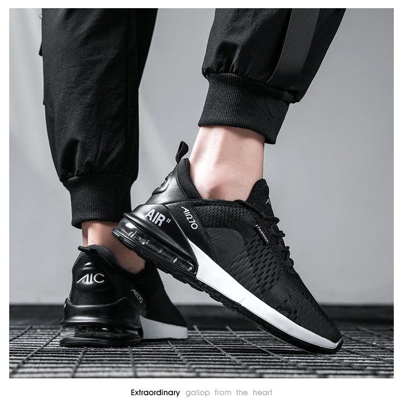 Unisex Air Cushion Running Shoes Mens Sneakers Breathable Light Sports Shoes Training Jogging Arch Support Tennis Shoe Breathable Air Cushion Sneakers For Gym Workout - Fabs things