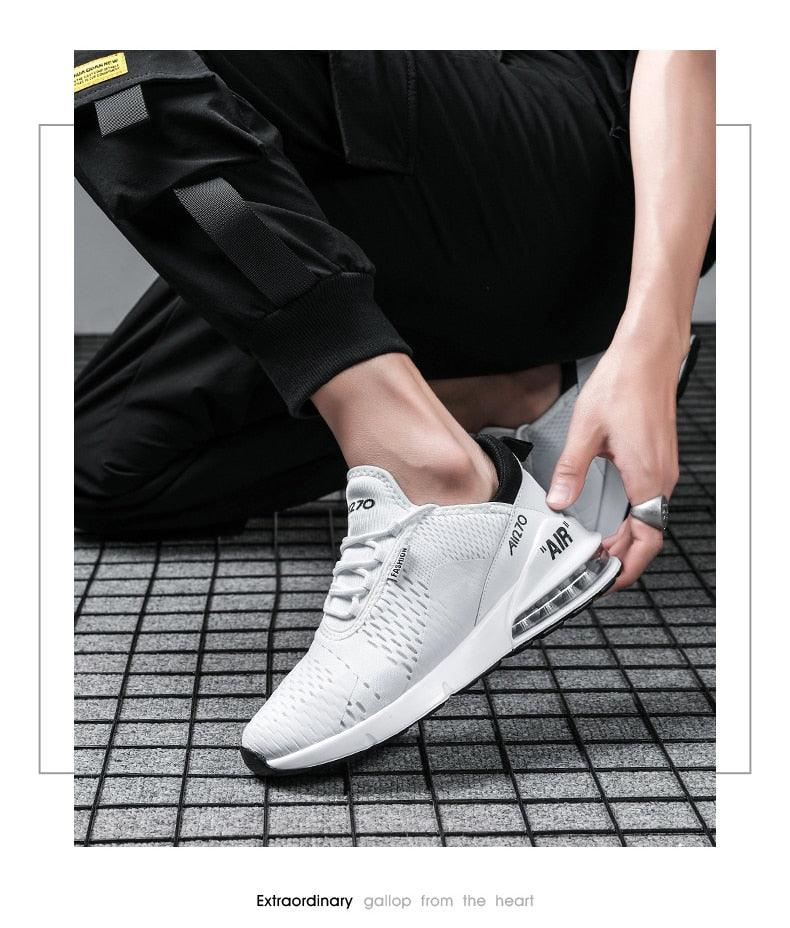 Unisex Air Cushion Running Shoes Mens Sneakers Breathable Light Sports Shoes Training Jogging Arch Support Tennis Shoe Breathable Air Cushion Sneakers For Gym Workout - Fabs things