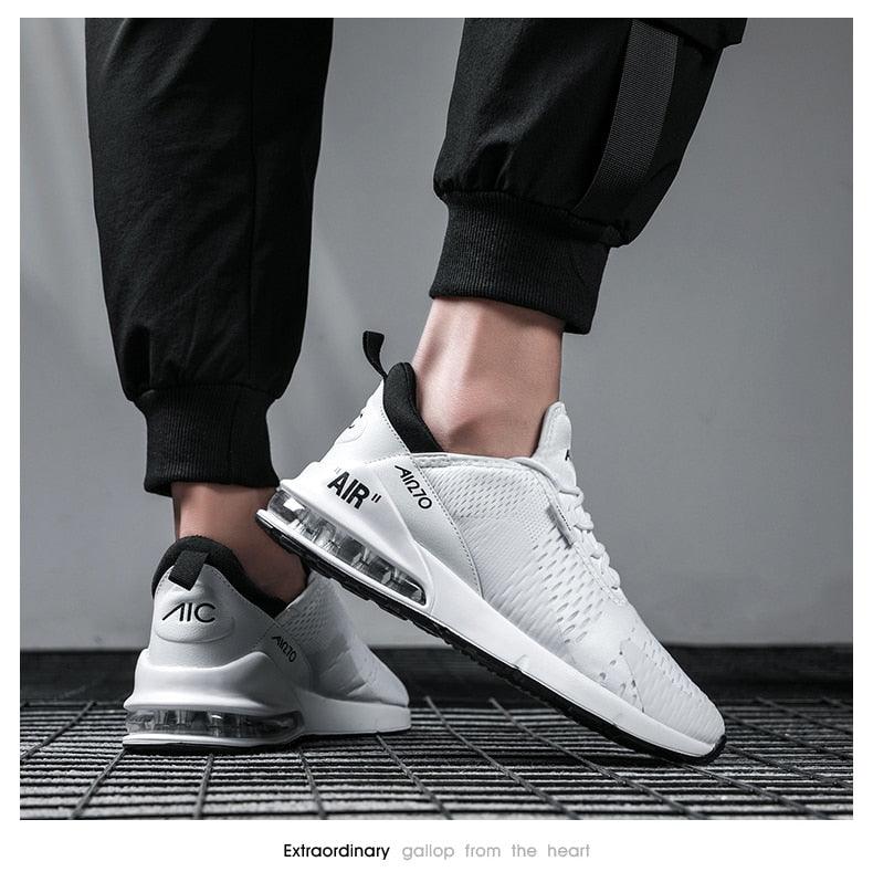 Unisex Air Cushion Running Shoes Mens Sneakers Breathable Light Sports Shoes Training Jogging Arch Support Tennis Shoe Breathable Air Cushion Sneakers For Gym Workout - Fabs things
