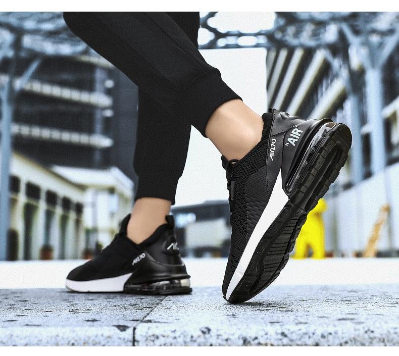 Unisex Air Cushion Running Shoes Mens Sneakers Breathable Light Sports Shoes Training Jogging Arch Support Tennis Shoe Breathable Air Cushion Sneakers For Gym Workout - Fabs things