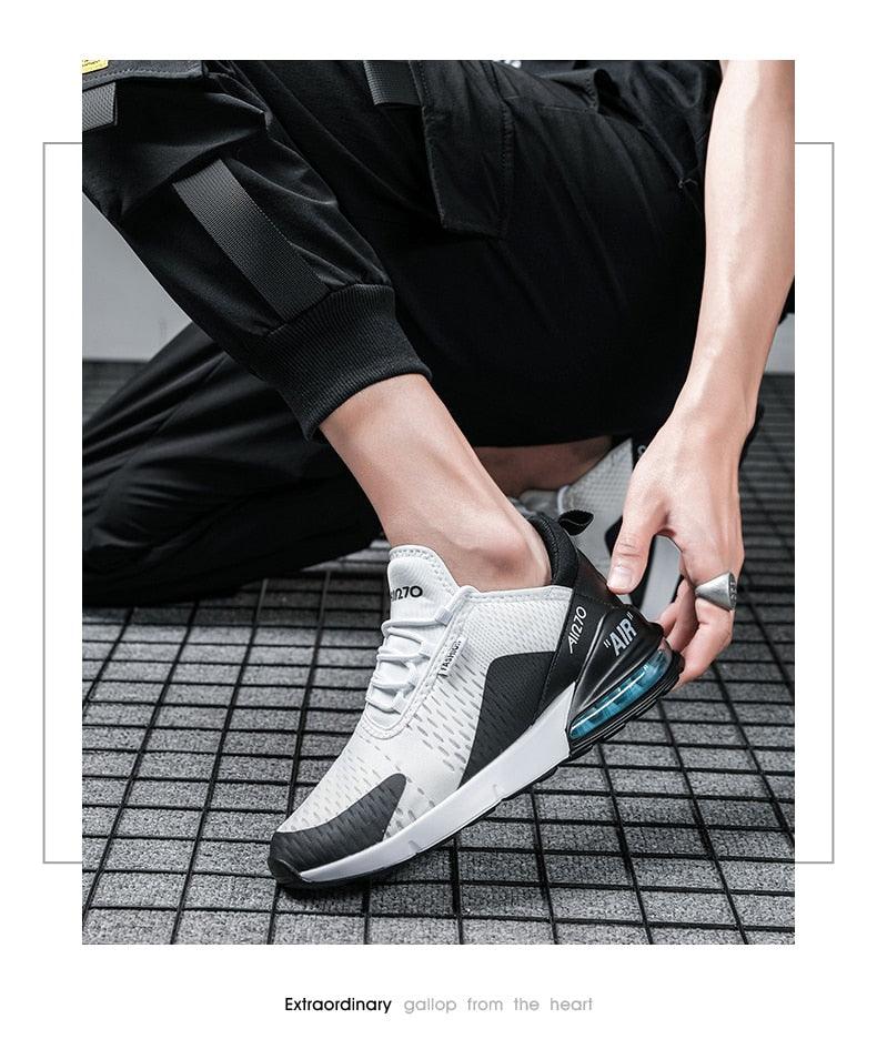 Unisex Air Cushion Running Shoes Mens Sneakers Breathable Light Sports Shoes Training Jogging Arch Support Tennis Shoe Breathable Air Cushion Sneakers For Gym Workout - Fabs things