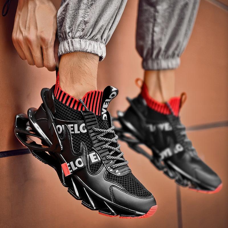 New Running Sneakers High Quality Breathable Mesh Sneakers For Jogging Walking Athletics Trainer Sports Men's Running Shoes Non Slip Athletic Tennis Walking Sneakers - Fabs things