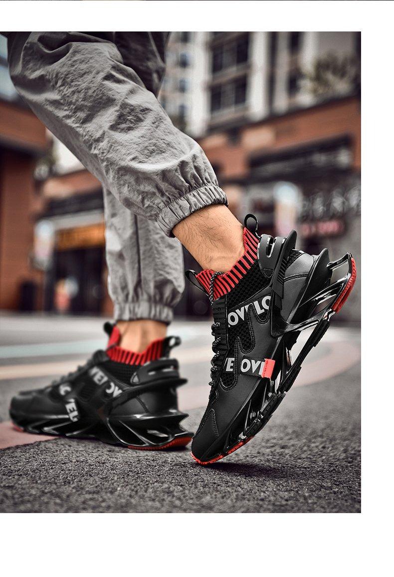 New Running Sneakers High Quality Breathable Mesh Sneakers For Jogging Walking Athletics Trainer Sports Men's Running Shoes Non Slip Athletic Tennis Walking Sneakers - Fabs things