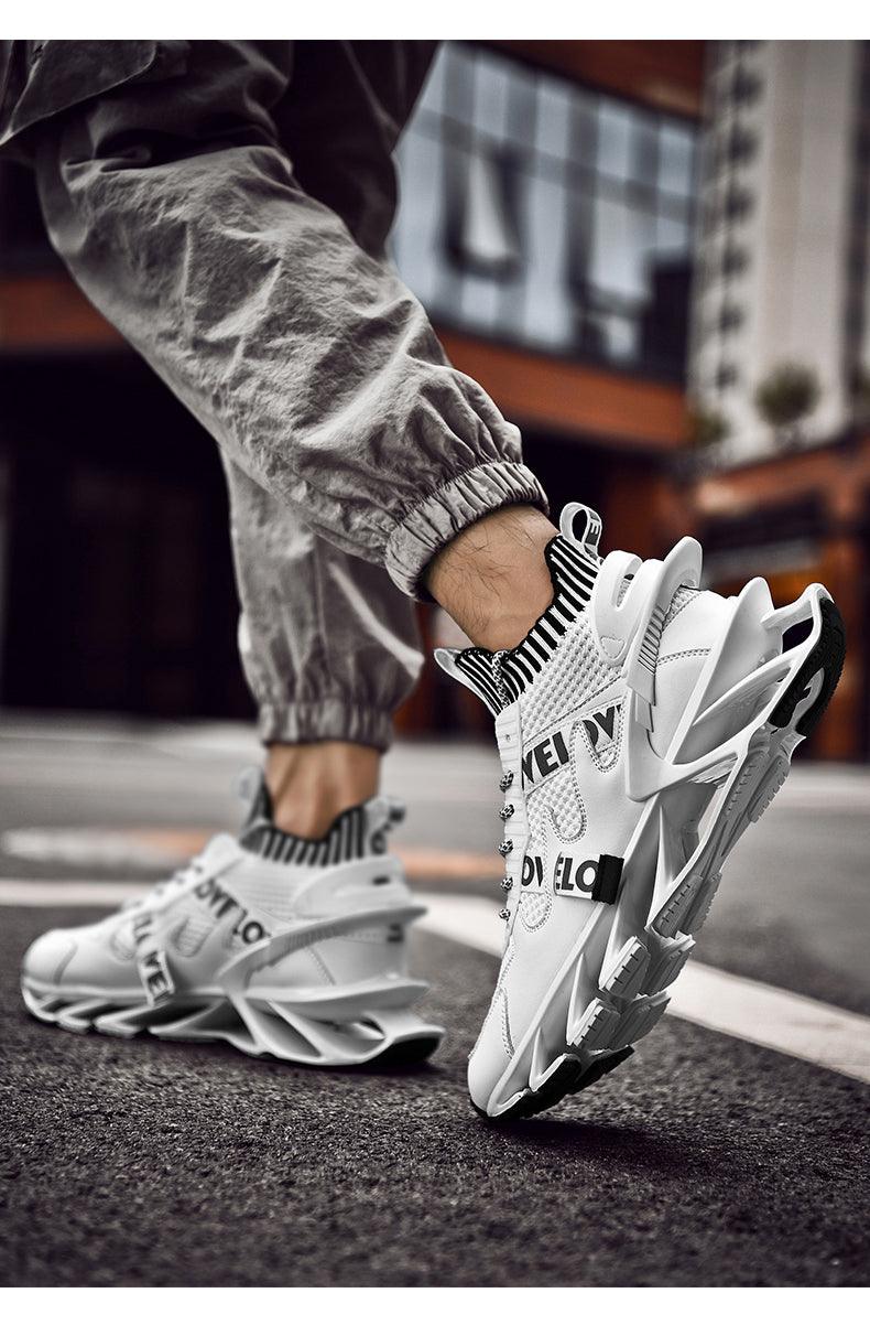 New Running Sneakers High Quality Breathable Mesh Sneakers For Jogging Walking Athletics Trainer Sports Men's Running Shoes Non Slip Athletic Tennis Walking Sneakers - Fabs things