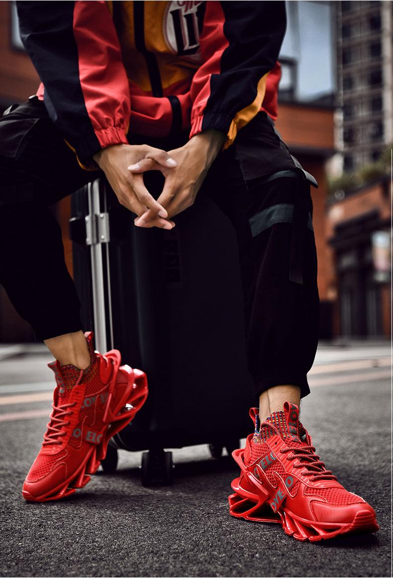 New Running Sneakers High Quality Breathable Mesh Sneakers For Jogging Walking Athletics Trainer Sports Men's Running Shoes Non Slip Athletic Tennis Walking Sneakers - Fabs things