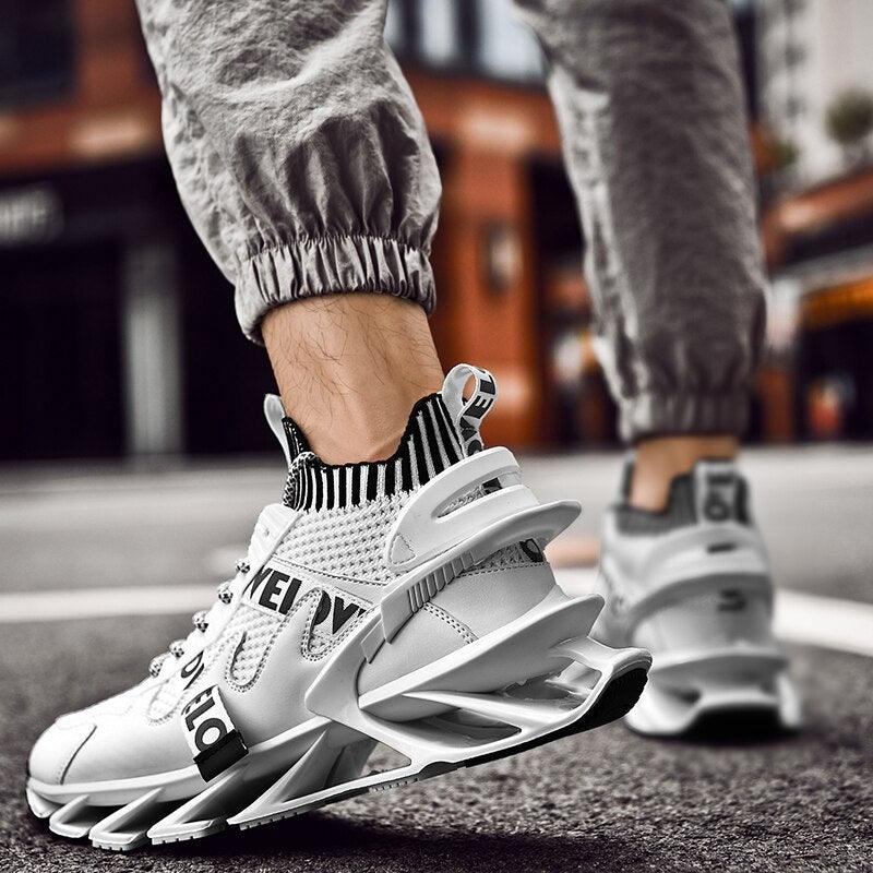 New Running Sneakers High Quality Breathable Mesh Sneakers For Jogging Walking Athletics Trainer Sports Men's Running Shoes Non Slip Athletic Tennis Walking Sneakers - Fabs things