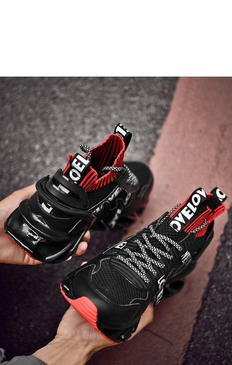 New Running Sneakers High Quality Breathable Mesh Sneakers For Jogging Walking Athletics Trainer Sports Men's Running Shoes Non Slip Athletic Tennis Walking Sneakers - Fabs things