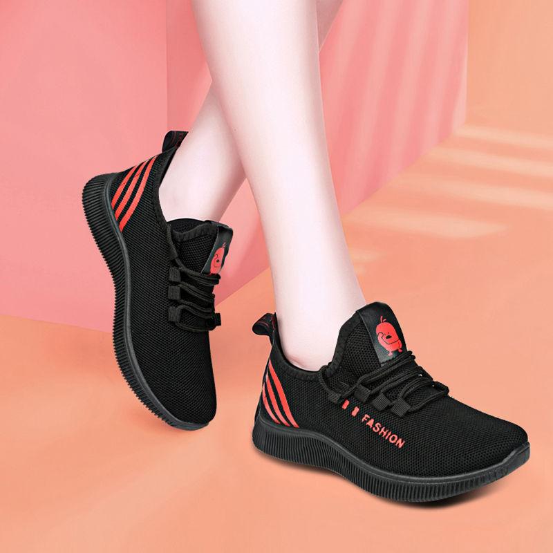 Women Running Shoes Air Mesh Sneakers Breathable Soft Light Woman Sport Shoes Walking Jogging Casual Shoes Breathable Walking Mesh Flats Sport Running Sneakers - Fabs things