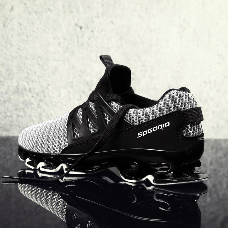 Mens Running Breathable Fashion Trainers Casual Couple Shoes Breathable Running Sports Outdoor Cushioning Sneakers Running Elegant Walking Athletics Trainer Sports Sneakers - Fabs things