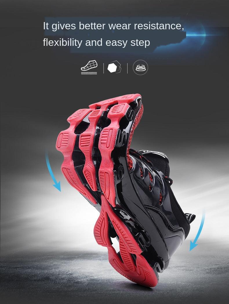 Mens Running Breathable Fashion Trainers Casual Couple Shoes Breathable Running Sports Outdoor Cushioning Sneakers Running Elegant Walking Athletics Trainer Sports Sneakers - Fabs things