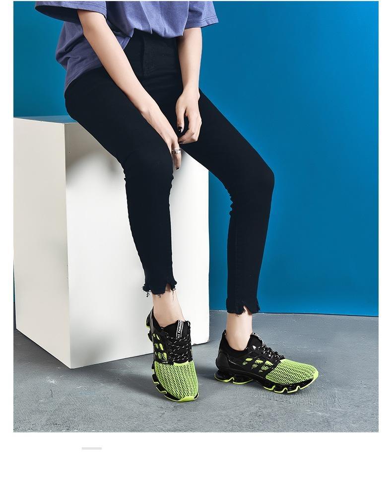 Mens Running Breathable Fashion Trainers Casual Couple Shoes Breathable Running Sports Outdoor Cushioning Sneakers Running Elegant Walking Athletics Trainer Sports Sneakers - Fabs things