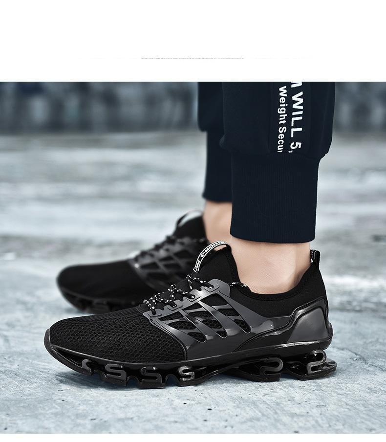 Mens Running Breathable Fashion Trainers Casual Couple Shoes Breathable Running Sports Outdoor Cushioning Sneakers Running Elegant Walking Athletics Trainer Sports Sneakers - Fabs things