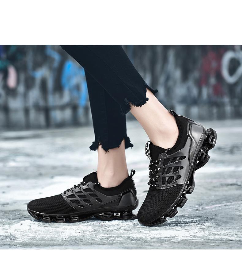 Mens Running Breathable Fashion Trainers Casual Couple Shoes Breathable Running Sports Outdoor Cushioning Sneakers Running Elegant Walking Athletics Trainer Sports Sneakers - Fabs things