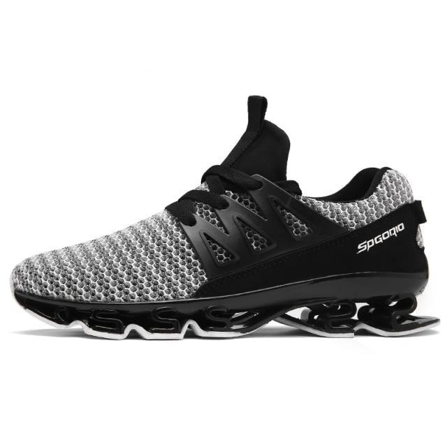 Mens Running Breathable Fashion Trainers Casual Couple Shoes Breathable Running Sports Outdoor Cushioning Sneakers Running Elegant Walking Athletics Trainer Sports Sneakers - Fabs things