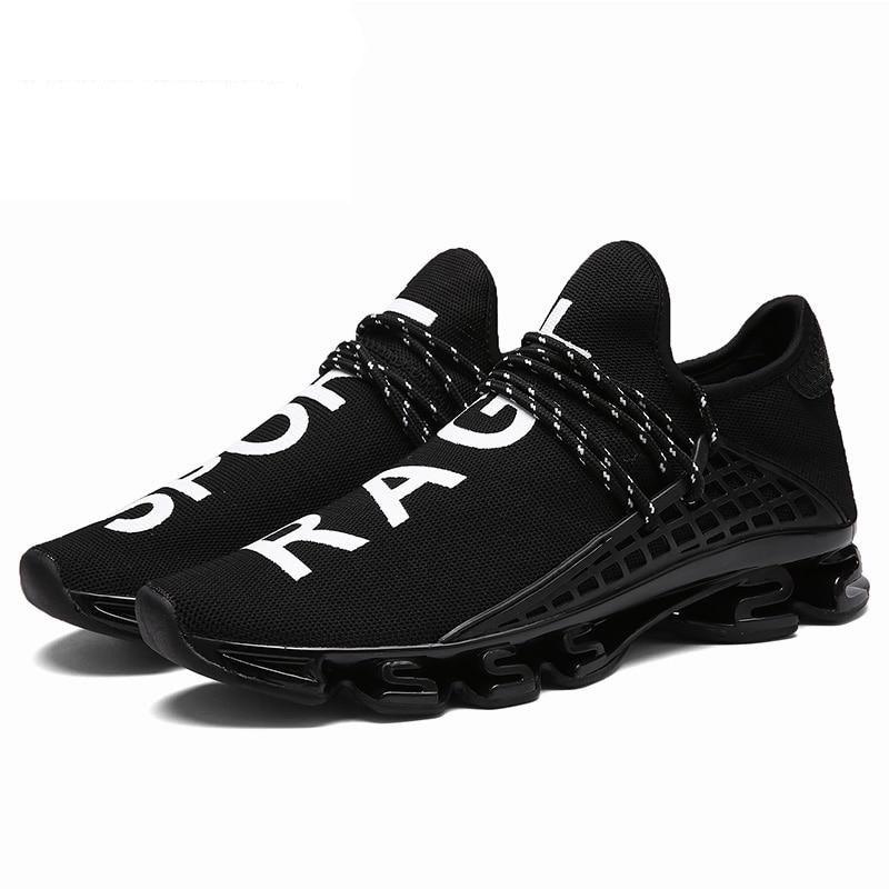 Mens Running Breathable Fashion Trainers Casual Couple Shoes Breathable Running Sports Outdoor Cushioning Sneakers Running Elegant Walking Athletics Trainer Sports Sneakers - Fabs things
