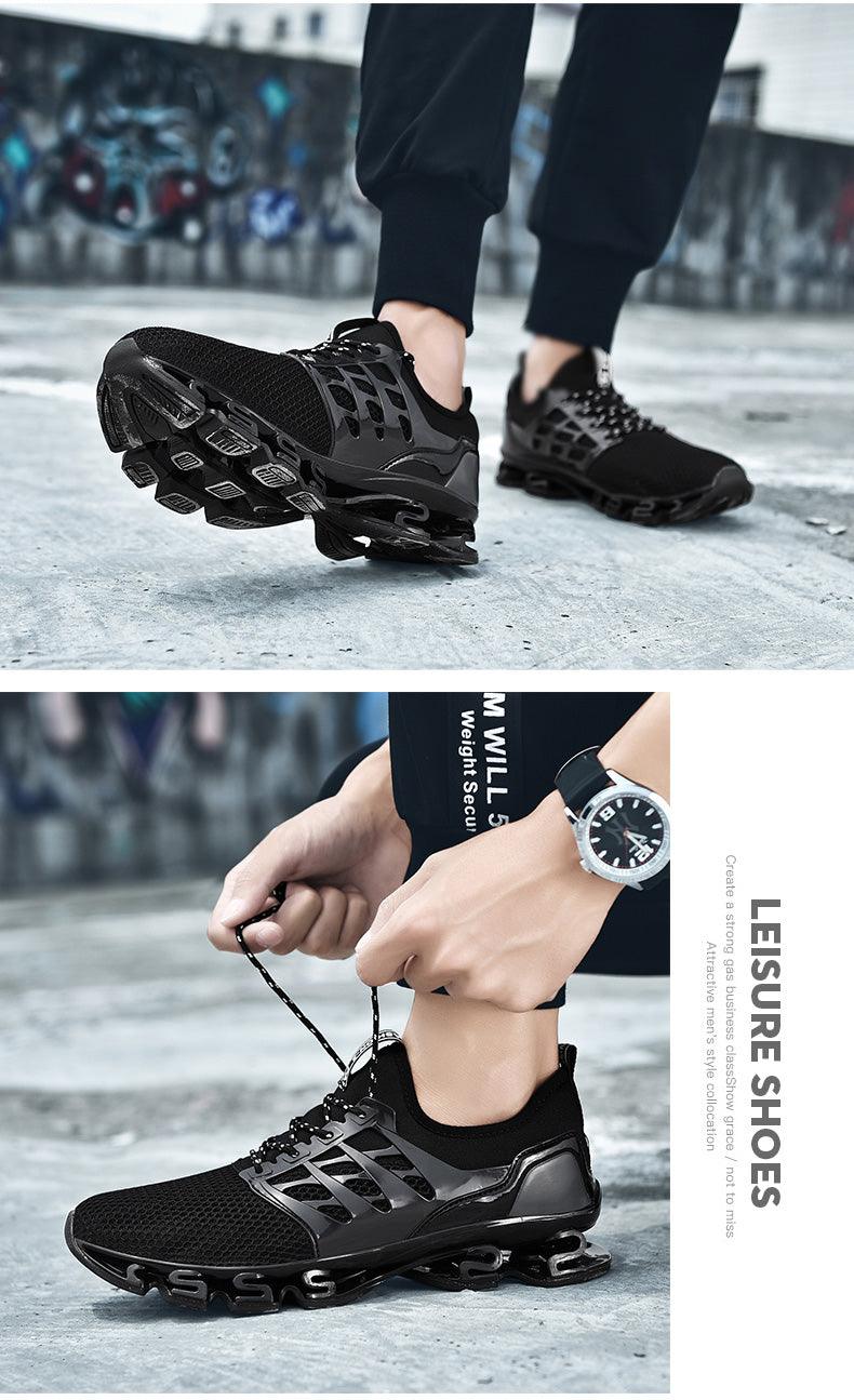 Mens Running Breathable Fashion Trainers Casual Couple Shoes Breathable Running Sports Outdoor Cushioning Sneakers Running Elegant Walking Athletics Trainer Sports Sneakers - Fabs things