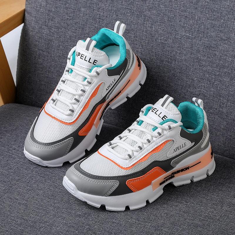 Sports Footwear Women's Running Shoes Summer New Mesh Breathable Platform Increased Fashion Shoes Womens Running Athletic Casual Sports Sneakers For Walking Gym Jogging Training Fitness - Fabs things